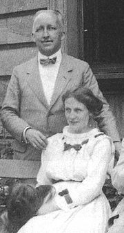 1916. Зигфрид Вагнер с женой Винифред